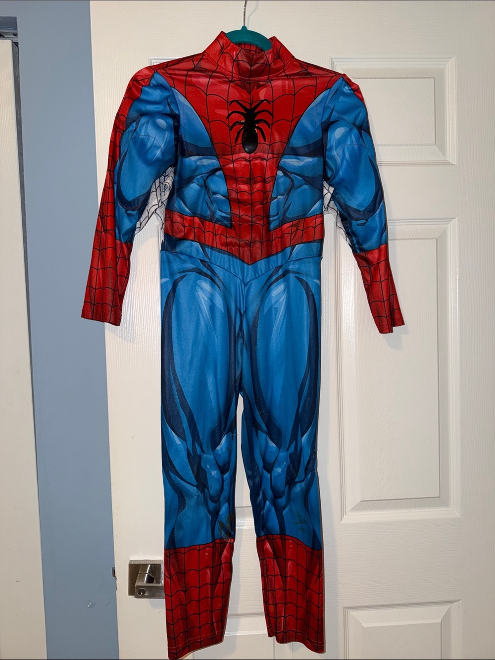 Marvel Red and Blue Spider-Man Muscle Kids Costume